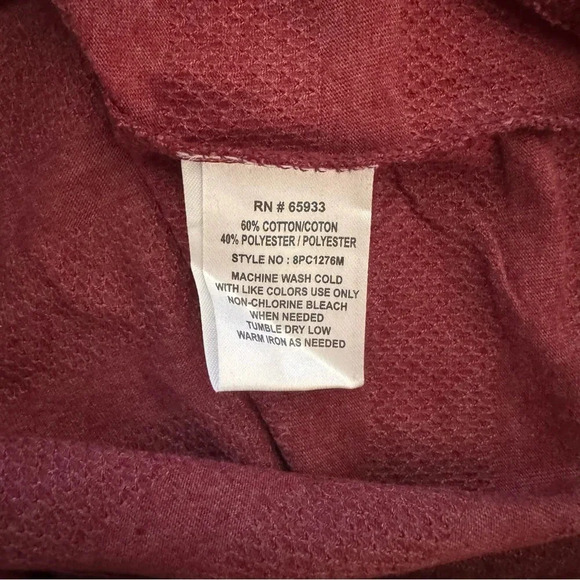 PX Clothing Mens Henley Blue Long Sleeve Shirt Textured Top Tee Buttons XXL NWT - Picture 7 of 9